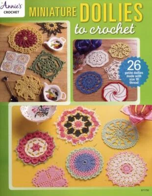 ANNIES MINIATURE DOILIES TO CROCHET 26 PETITE DOILIES - Image 1 of 2