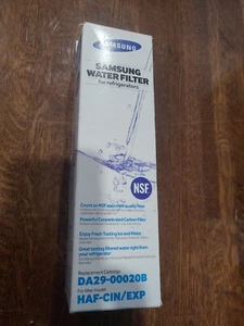 NEW OEM Samsung DA29-00020B HAF-CIN/EXP Replacement Refrigerator Water Filter - Picture 1 of 6