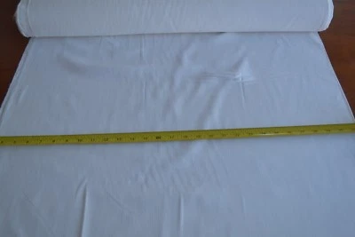 By 1/2 Yd, 57" Wide Cream PFD Pique/Tencel 60% Cotton/40% Rayon, L09 - Image 1 of 4