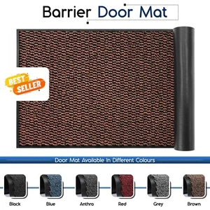 Heavy Duty Door Mat Non Slip Washable Dirt Trapper Hallway Kitchen Barrier Mat - Picture 1 of 60