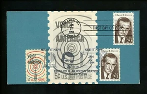 Ranto Cachet US FDC #2812 on 1329 Edward Murrow radio communications 1994 - Picture 1 of 2