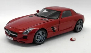 Minichamps 1/18 Scale Diecast 100 039020 Mecedes Benz SLS AMG 2010 Red Metallic - Picture 1 of 9