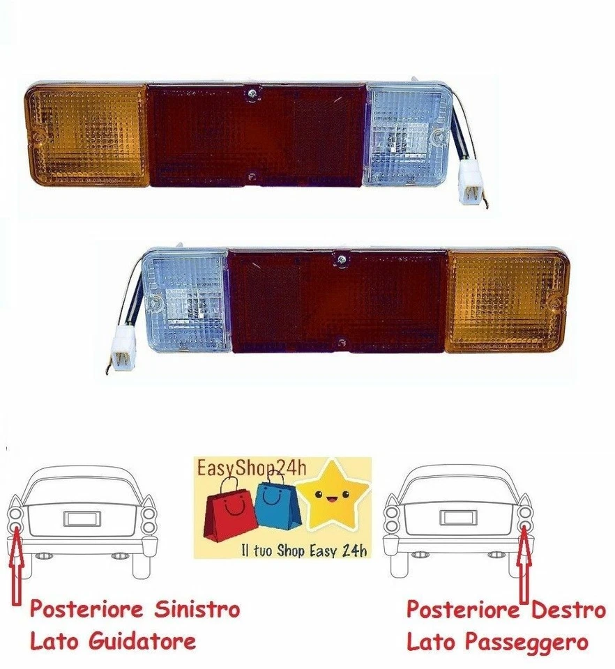 SET 2 Feu Arriere Pour Suzuki Sj410 Sj413 Samurai Santana SJ Phare Lumiere Neuf - Imagen 1 de 1