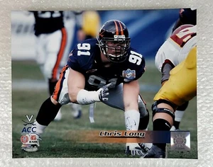 Foto - Chris Long, Virginia Cavaliers 8"x10" offiziell lizenziert NCAA "2008" - Bild 1 von 5
