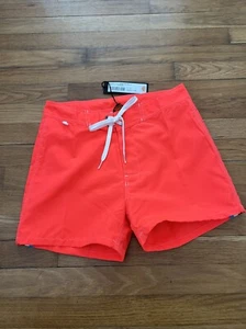 Sundek Swim Trunks Men's Fluo Orange Rainbow Size 29 - Picture 1 of 6