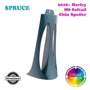Spruce Plastic Chin Spoiler Kit fit 18+ Harley M8 Softail Low Rider - Picture 1 of 4