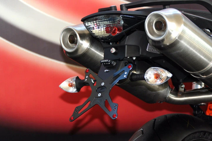 EVOTECH RECLINING LICENSE PLATE HOLDER KTM SUPERMOTO/R/T 990/950 TAIL TIDY - Image 1 of 1