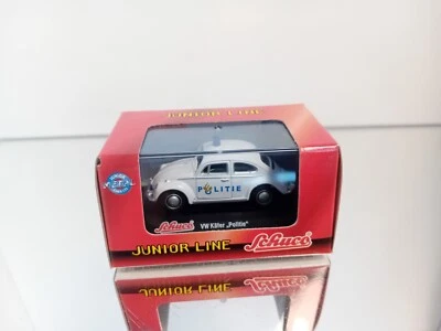 Schuco Junior Line 1:72 VW Volkswagen Kafer Dutch Politie come nuovo in scatola - Immagine 1 di 4
