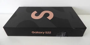 Samsung Galaxy S22 EMPTY BOX Pink Gold Black Mobile Phone 8GB RAM 128GB ROM - Picture 1 of 13