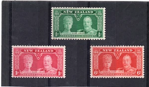 New Zealand GV 1935 Silver Jubilee Set sg 573-75 HH.Como nuevo - Imagen 1 de 2