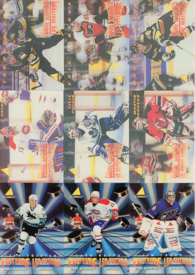 U PICK LOT 1995-96 95-96 Pinnacle McDonalds BASE 3D Insert card set MCD1-40 - Image 1 of 1