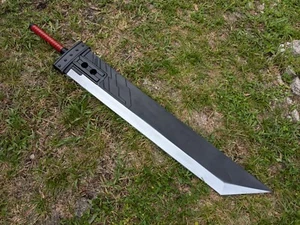 Espada de poliuretano 53 pulgadas de espuma Final Fantasy Seven Buster mango rojo - Imagen 1 de 6
