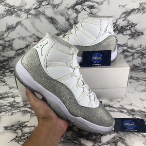 silver jordan 11s