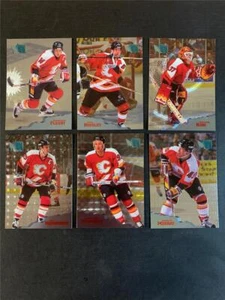 1995-96 Fleer Metal Calgary Flames Team Set 6 Cards - Picture 1 of 1