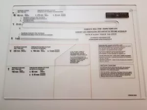 Official Canada Post Lettermail Sizing Template! Standard Oversize Lite Mail - Picture 1 of 3