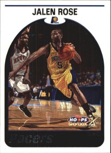 1999-00 Hoops Decade Hoopla Indiana Pacers Basketball Card #167 Jalen Rose
