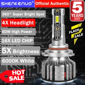 4x 9005 H11 LED Combo Bulbs Headlights High Low Beam A8D For Peterbilt 579 389 - Picture 1 of 16