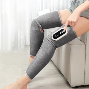 1pc 3 Modes Leg Massager Cordless Calf Air Compression Massager Heat Pain Relief - Picture 1 of 11