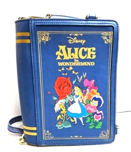 Loungefly Disney Alice in Wonderland Women's Convertible Crossbody Bag - Picture 1 of 12