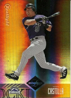 2004 Leaf Limited Bronze Spotlight Vinny Castilla 160 Rockies 064/100 - Image 1 of 2