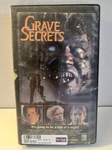 GRAVE SECRETS 1989 Renée Soutendijk David Warner Occult Horror PRIOR RENTAL VHS - Imagen 1 de 5