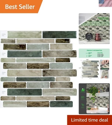 Elegante salpicadero de mármol pelar y pegar - 10 hojas, 12x12 para actualizaciones fáciles Foto 1 de 4