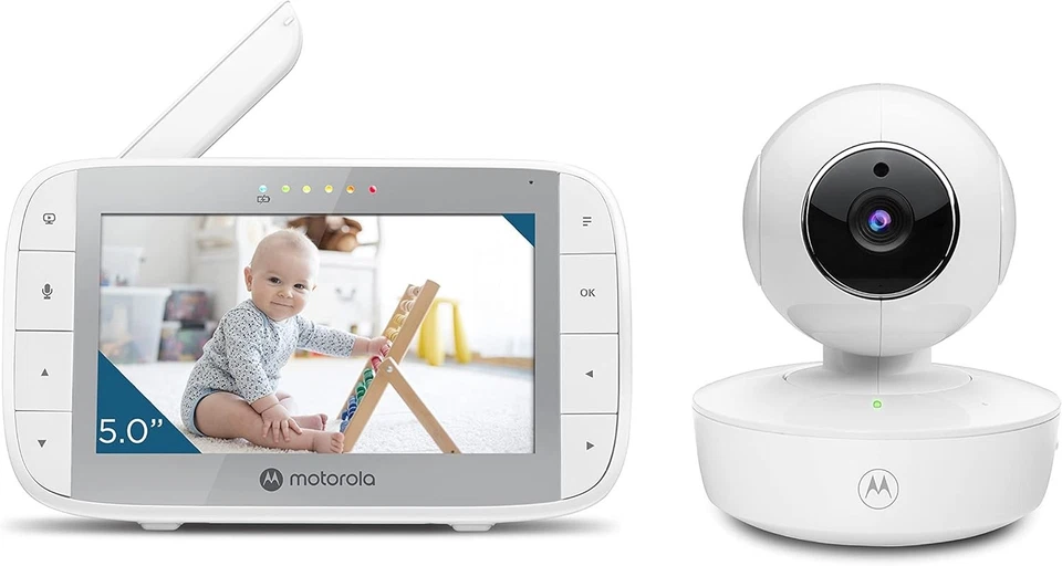 Câmera Monitor de Vídeo para Bebê Motorola Nursery VM36XL - Branca (Caixa Aberta) - Imagem 1 de 4