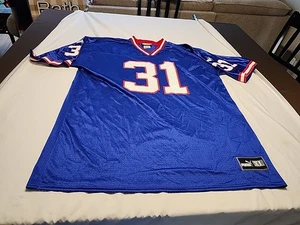 Maglia Jason Sehorn New York Giants Vintage Puma Blu Home Taglia XL NFL Rara - Foto 1 di 11
