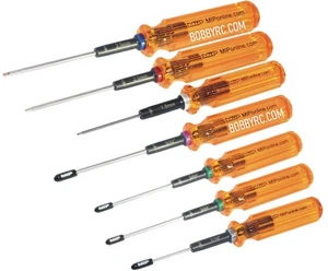 MIP Standard SAE & Metric Hex Set (7) 3/32 5/64 1/16 .050 1.5mm 2.0mm 2.5mm - Picture 1 of 10