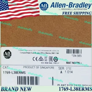 Brand New Allen-Bradley 1769-L38ERMS Compact GuardLogix CPU 5M/1.5M Free Ship US - Picture 1 of 5