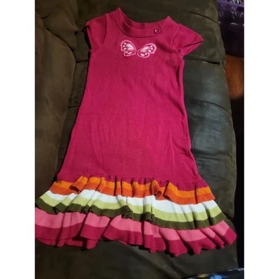 Gymboree Mariposa Niña Suéter Vestido Talla 12 Foto 1 de 2