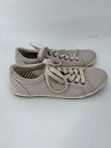 Taos Star Sneakers Damen 11 beige hellbraun Schnürschuhe Freizeit Canvas Logo Komfortschuhe - Bild 1 von 12