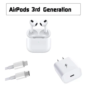 Auriculares intrauditivos Apple AirPods 3ª generación con estuche de carga y adaptador de corriente - Imagen 1 de 1