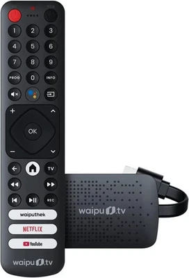 waipu.tv 4K Stick HDR inkl. Fernbedienung OVP - Bild 1 von 4