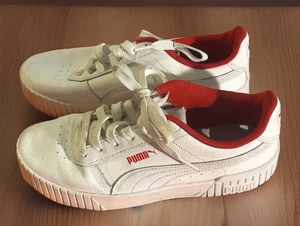 Größe 8 - Puma Carina rot/weiß - Bild 1 von 7