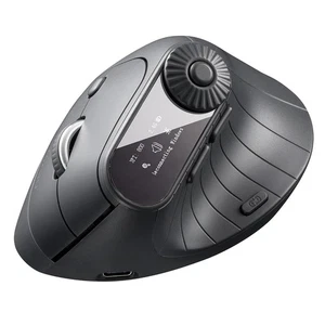 Sanwa Direct Ergonomic Mouse Multi Function 5 Buttons 6 Function Bluetooth - Afbeelding 1 van 6