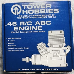 Tower Hobbies .46 Pro RC ABC Motor mit Schalldämpfer - Brandneu - Bild 1 von 12