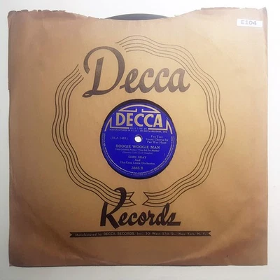 GLEN СЕРЫЙ CASA LOMA или буги-вуги человек/как если бы вы не знали DECCA 3845 услышать - Изображение 1 из 2