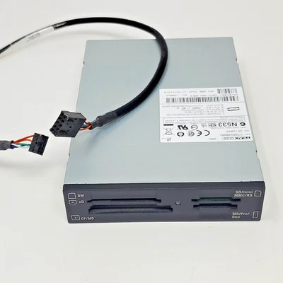 TEAC CA-200 SD Memory Flash Media Card Reader 1930930B02 & USB Motherboard Cable - Image 1 of 4