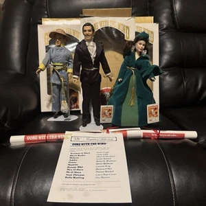 Gone With The Wind Dolls - Scarlett, Rhett, and Frank - 12” Collectibles - Picture 1 of 14