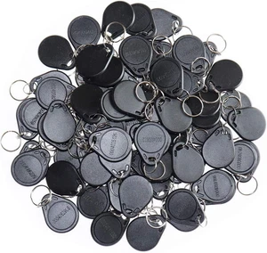 125Khz RFID Key Fob - 100PCS Contactless Proximity Access Control Tokens - Picture 1 of 12