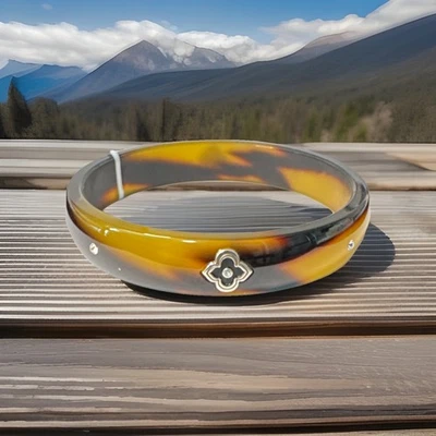 Brazalete Brazalete Brighton TOLEDO ALTO TORTUGA Lista $68 Nuevo con Etiquetas Foto 1 de 3