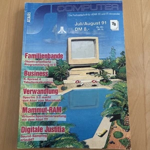 ATARI ST COMPUTER Fachzeitschrift - Bild 1 von 2