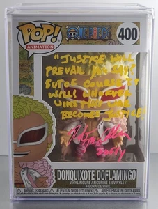Robert McCollum handsigniert signed & zitiert Funko Pop #400 Donquijote Doflamingo - Bild 1 von 5
