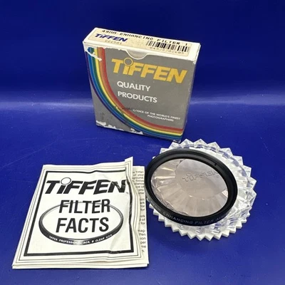 NOS Vintage Tiffen 49mm Enhancing Glass Filter 1 Enhancer Filters 49EF1 w/ Case - Image 1 of 4
