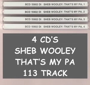 SHEB WOOLEY THAT'S MY PA - 4 CD`S  - 113 TRACK - BCD 15902 DI.   (#) - Picture 1 of 9