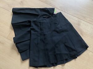 Marks & Spencer Black School Skirts M&S Pack of 2 Uniform Pleated Age 4 H 104cm