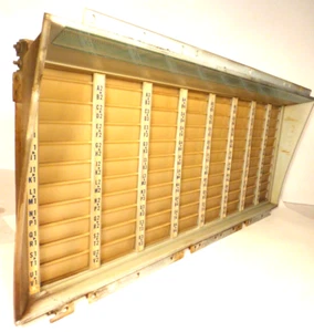 ROCK-OLA MODELS 444 part:  SONGBOARD & FRAME - no cracks - apporx 29" x 14" - Picture 1 of 3