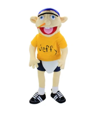 Juguete de peluche Jeffy Puppet barato pequeño Jeffy marioneta de mano 23" muñeca de peluche regalo para niños Foto 1 de 4