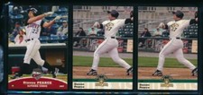 lot (3) 2007 Altoona Curve Grandstand #19 Steven Pearce & Choice #22 WS MVP rc